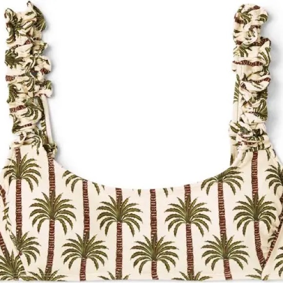 Agua Bendita x Target Palm print bralette bikini top - Picture 3 of 10